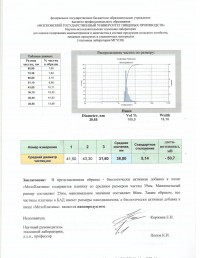 Протокол испытаний — МезоПлатина